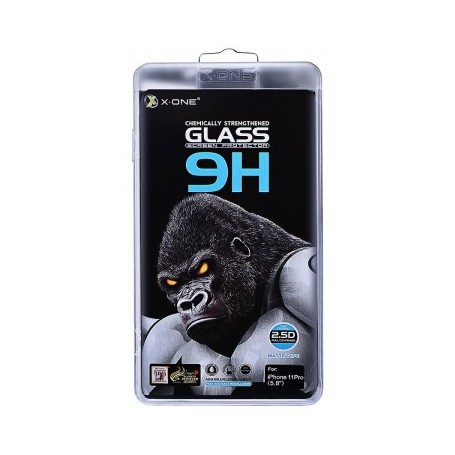 Folie Protectie Ecran X-One Pentru Apple IPhone 11 Pro, Sticla Securizata, Full Face, Full Glue, 9H, Extra Strong Matte