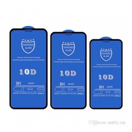 FOLIE PROTECTIE ECRAN ANTISOC , FULL GLUE , APPLE IPHONE X / XS / 11 PRO , TEMPERED GLASS 10D , FULL FACE , NEAGRA