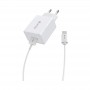 Incarcator Voiaj Devia TipC Alb 1USB/2A