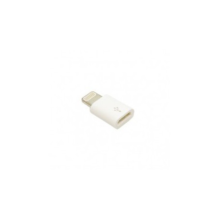ADAPTOR MICROUSB - IPHONE 5/6 ALB