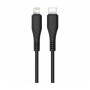 Cablu Date Si Incarcare USB Type-C La Lightning XO Design NB122, 1 M, Negru