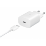 Incarcator Retea Cu Cablu USB Tip-C Samsung EP-TA800EWE, Fast Charge, 25W, 1 X USB Tip-C, Alb