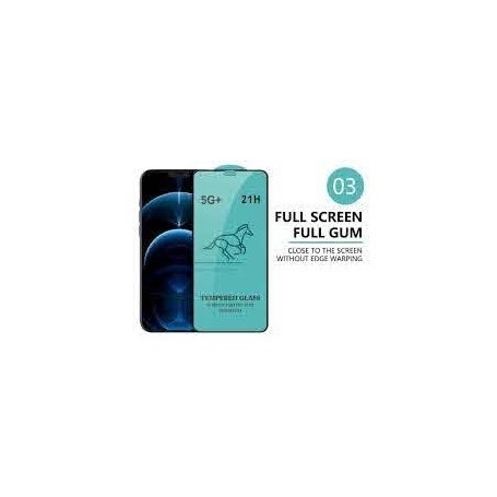 FOLIE PROTECTIE ECRAN ANTISOC , FULL GLUE, APPLE IPHONE 12 / PRO, 6,1", TEMPERED GLASS (5G+, 21H), FULL FACE , NEAGRA