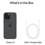 Telefon APPLE iPhone 15 5G, 128GB, Black
