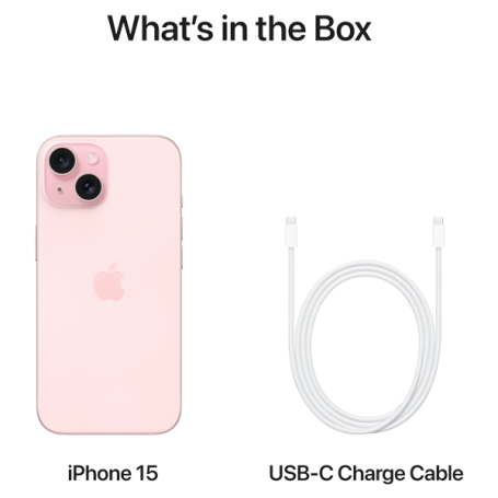 Telefon APPLE iPhone 15 5G, 256GB, Pink