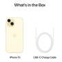Telefon APPLE iPhone 15 5G, 256GB, Yellow