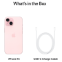 Telefon APPLE iPhone 15 5G, 512GB, Pink