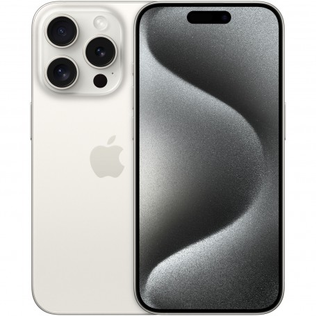 Telefon APPLE iPhone 15 Pro 5G, 512GB, White Titanium