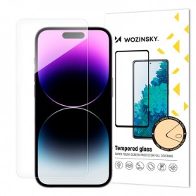 Folie De Protectie Ecran WZK Pentru Apple IPhone 15 Pro, Sticla Securizata, Full Glue