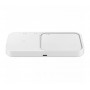 Incarcator wireless duo (fara incarcator retea), Fast Charger, 15W, White