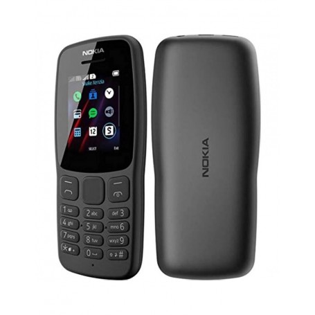 Telefon mobil Nokia 106, Dual SIM, Negru