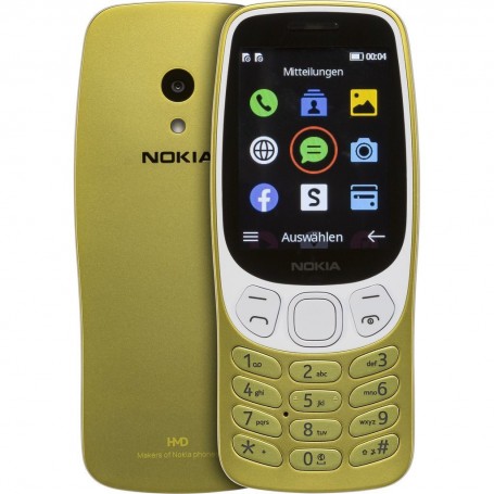 Telefon mobil Nokia 3210 (2024), Dual SIM, 4G, Gold